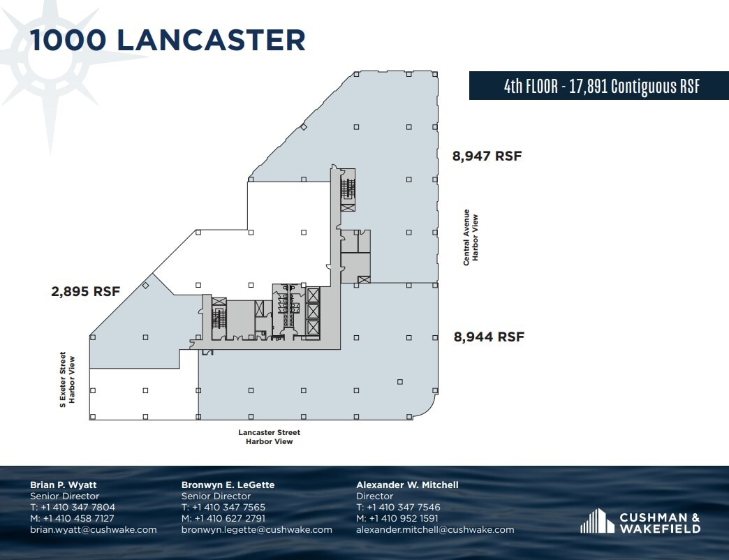 100 International Dr, Baltimore, MD à louer Plan d’étage– Image 1 sur 2