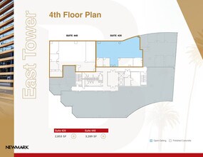 5000 Birch St, Newport Beach, CA à louer Plan d’étage– Image 1 sur 1