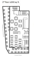 1467-1471 Rue Crescent, Montréal, QC à louer Plan d’étage– Image 1 sur 1