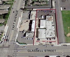 1651-1665 N Glassell St, Orange, CA - VUE AÉRIENNE  vue de carte