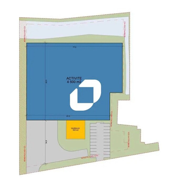Plus de détails pour Bureau, Industriel/Logistique à louer