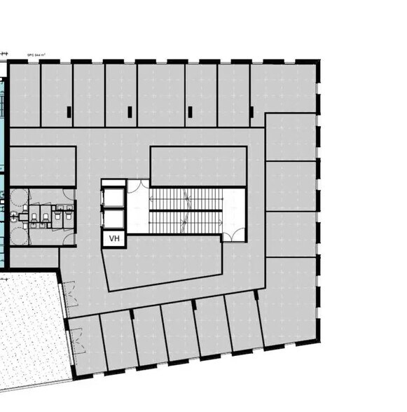 Local commercial dans Fleury-les-Aubrais à louer - Plan d’étage – Image 2 sur 2