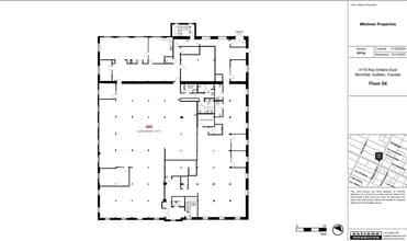 4115 Rue Ontario E, Montréal, QC à louer Plan d’étage– Image 1 sur 1