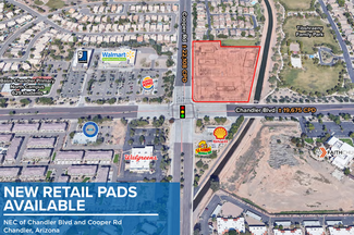 Plus de détails pour NE Cooper Rd & Chandler Blvd, Chandler, AZ - Terrain à louer