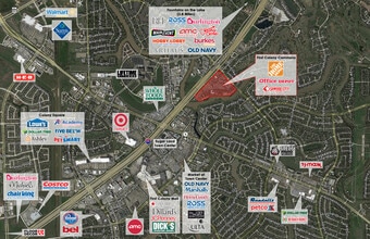 15201-15555 Southwest Fwy, Sugar Land, TX - Vue aérienne vue de carte - Image1