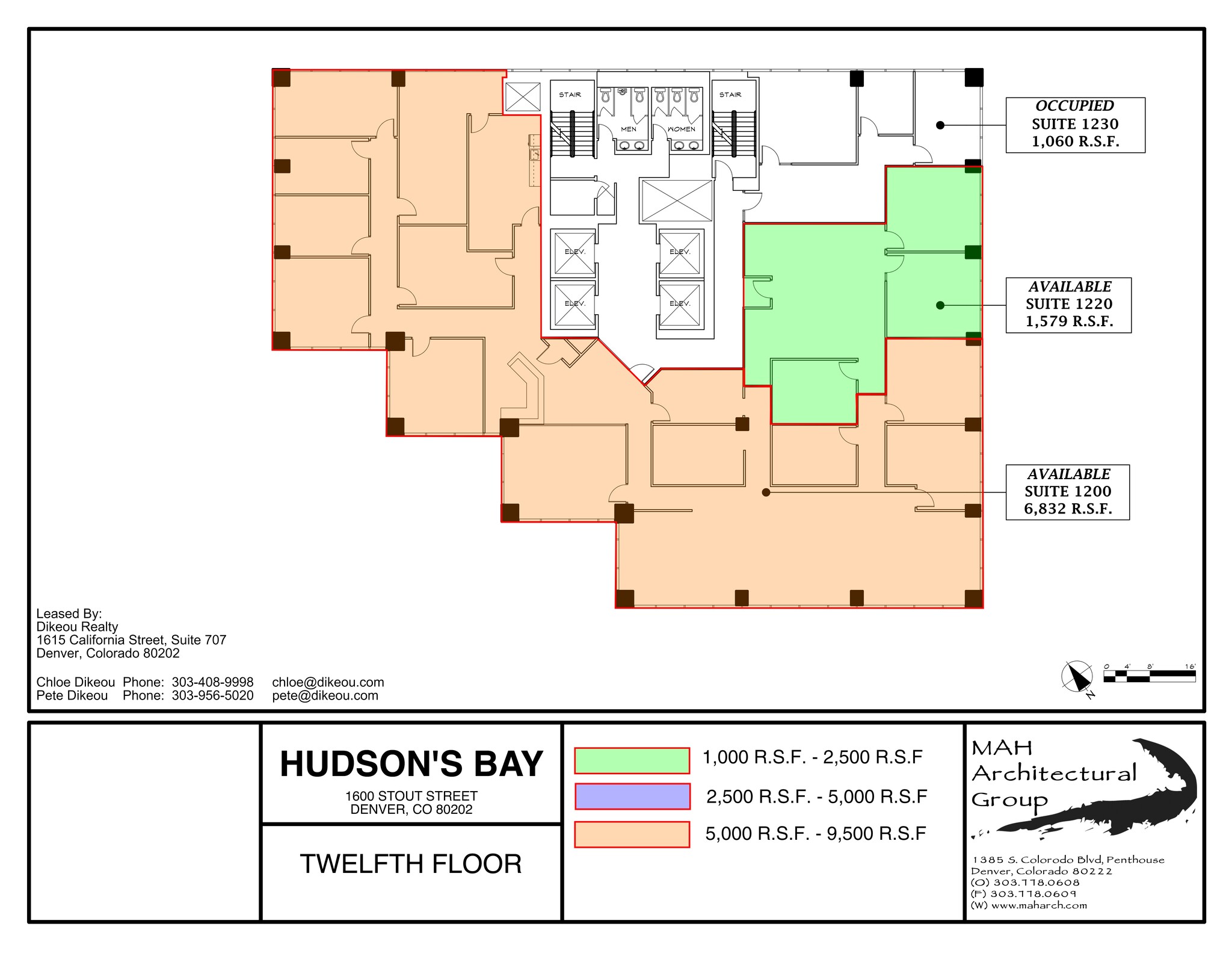 1600 Stout St, Denver, CO à louer Plan de site– Image 1 sur 1