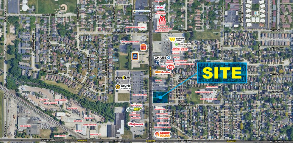 12159 S Pulaski Rd, Alsip, IL à louer - Photo de l’immeuble – Image 2 sur 5