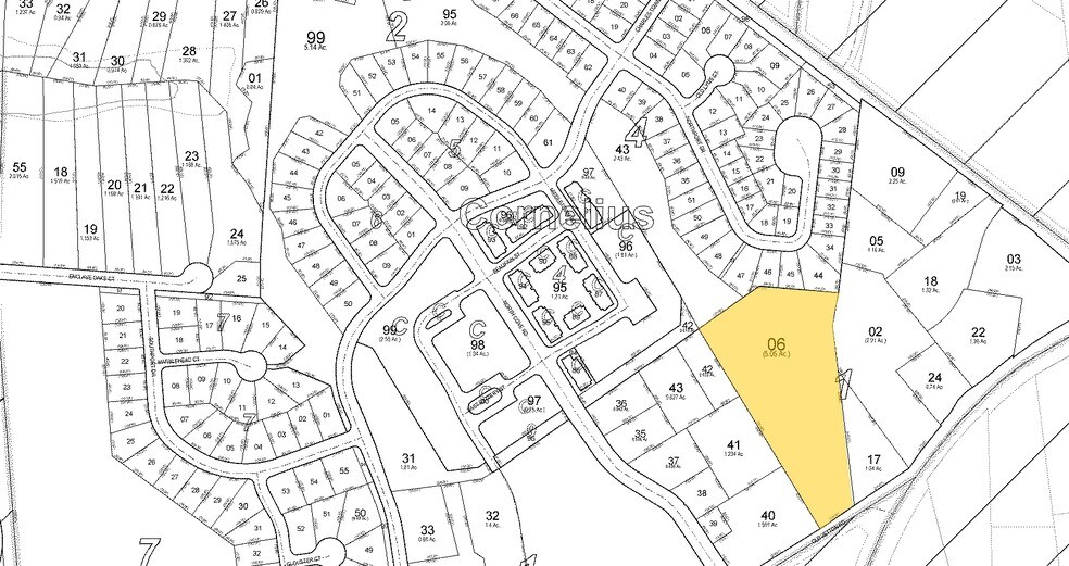 19475 Old Jetton Rd, Cornelius, NC à louer - Plan cadastral – Image 2 sur 5