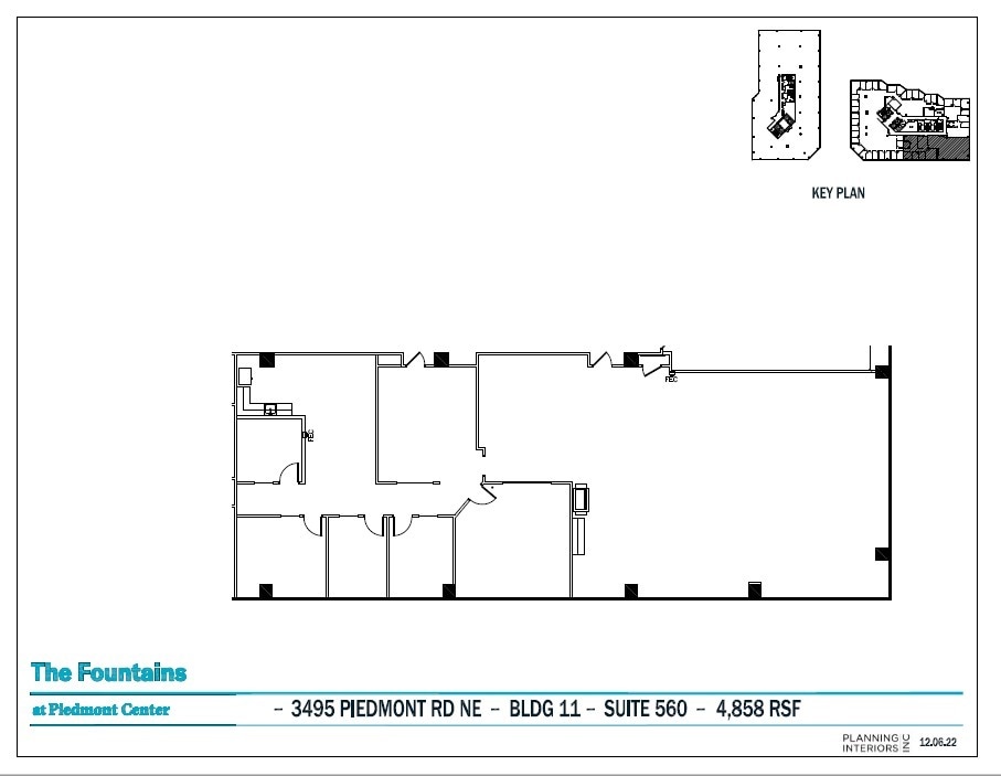 3495 Piedmont Rd NE, Atlanta, GA à louer Plan d’étage– Image 1 sur 1