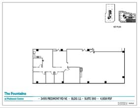3495 Piedmont Rd NE, Atlanta, GA à louer Plan d’étage– Image 1 sur 1