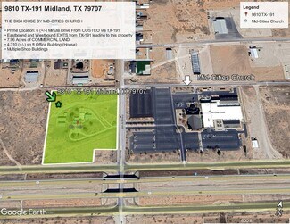 Plus de détails pour 9810 TX-191, Midland, TX - Bureau à vendre