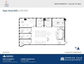 2525 McKinnon St, Dallas, TX à louer Plan d’étage– Image 2 sur 2