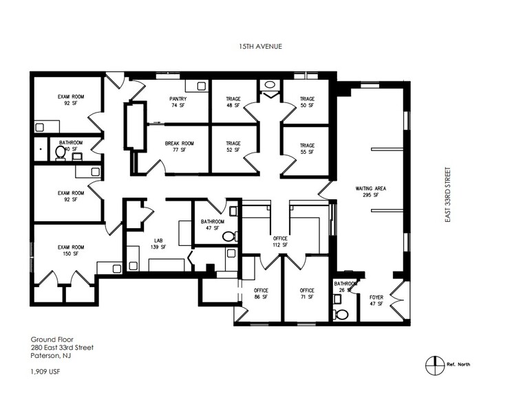 280 E 33rd St, Paterson, NJ à louer - Plan d’étage – Image 3 sur 3