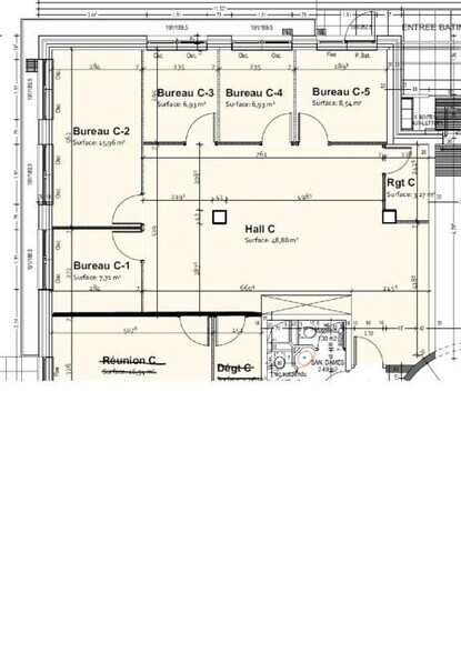 Bureau dans Entzheim à louer - Plan d’étage – Image 2 sur 3