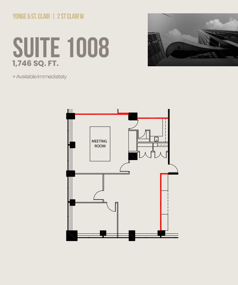 2 St Clair Av W, Toronto, ON à louer Plan d’étage– Image 1 sur 1