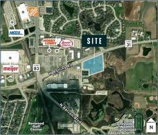 Plus de détails pour 145 Lakeview Pky, Round Lake Beach, IL - Terrain à vendre