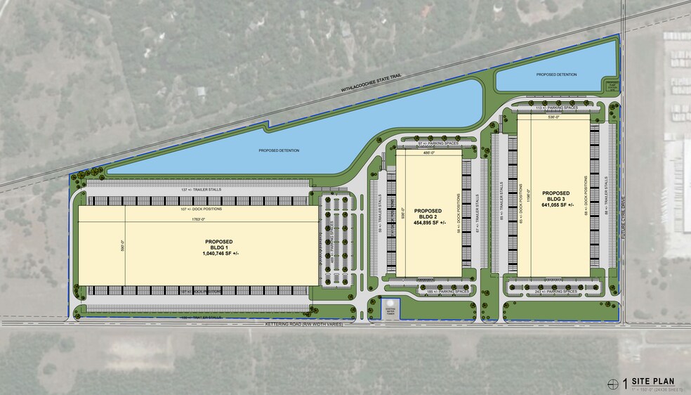 SR 50 & Kettering Rd, Brooksville, FL à louer - Plan de site – Image 3 sur 6