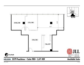 3379 Peachtree Rd NE, Atlanta, GA à louer Plan d’étage– Image 1 sur 1