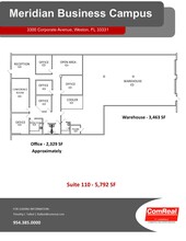 3300 Corporate Ave, Weston, FL à louer Plan d’étage– Image 1 sur 1