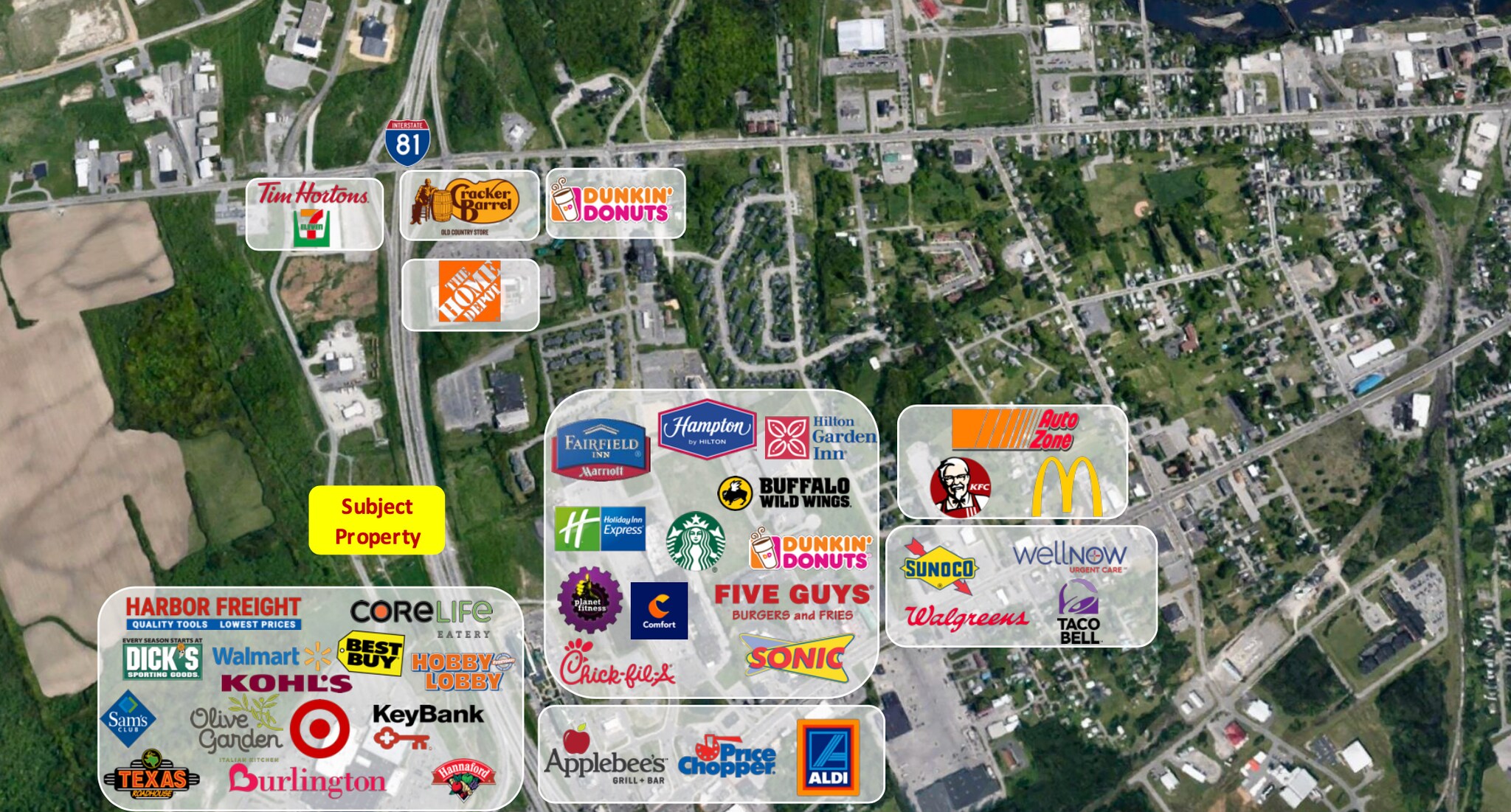 21886 Salmon Run Rd mall, Watertown, NY à louer Photo de l’immeuble– Image 1 sur 3