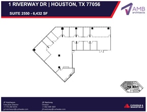 1 Riverway, Houston, TX à louer Plan d’étage– Image 1 sur 1