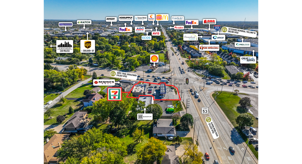 1740 W Army Trail Rd, Addison, IL à vendre - Photo de l’immeuble – Image 3 sur 7