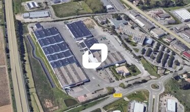 Nîmes, GAR - Vue aérienne vue de carte