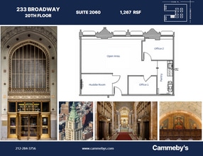 233 Broadway, New York, NY à louer Plan d’étage– Image 1 sur 1