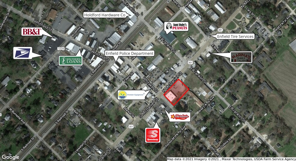 100 N Mcdaniel St, Enfield, NC à vendre - Photo de l’immeuble – Image 3 sur 3