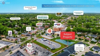 6675 Pearl Rd, Parma Heights, OH - Vue aérienne  vue de carte