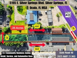 5195 E Silver Springs Blvd, Silver Springs, FL - Vue aérienne vue de carte - Image1