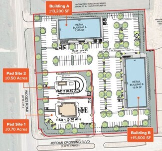 Plus de détails pour NEC Jordan Crossing Blvd & Woods Rd, Fulshear, TX - Terrain à louer