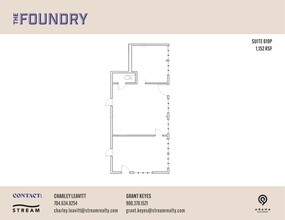 619 S Cedar St, Charlotte, NC à louer Plan d’étage– Image 1 sur 1