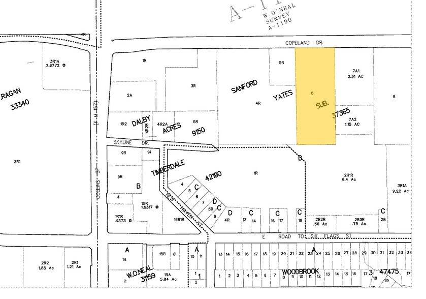 1200 E Copeland Rd, Arlington, TX à louer - Plan cadastral – Image 2 sur 21