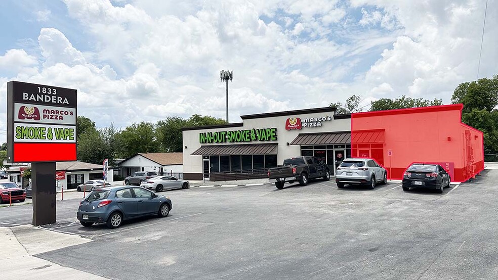 1833 Bandera Rd, San Antonio, TX à louer - Photo de l’immeuble – Image 1 sur 5
