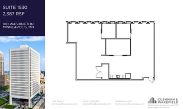 100 Washington Ave S, Minneapolis, MN à louer Plan d’étage– Image 1 sur 1