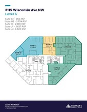 2115 Wisconsin Ave NW, Washington, DC à louer Plan d’étage– Image 1 sur 1