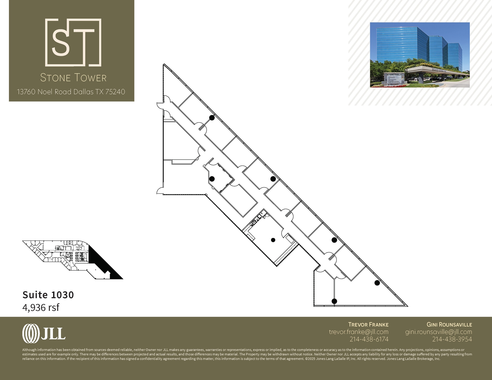 13760 Noel Rd, Dallas, TX à louer Plan d’étage– Image 1 sur 1