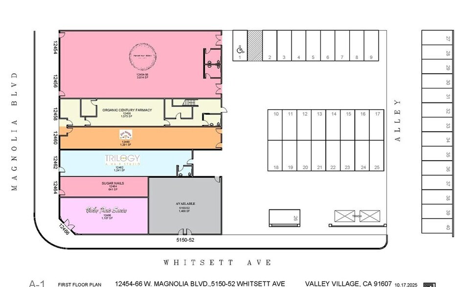 12454 Magnolia Blvd, Valley Village, CA à louer - Plan d’étage – Image 2 sur 8