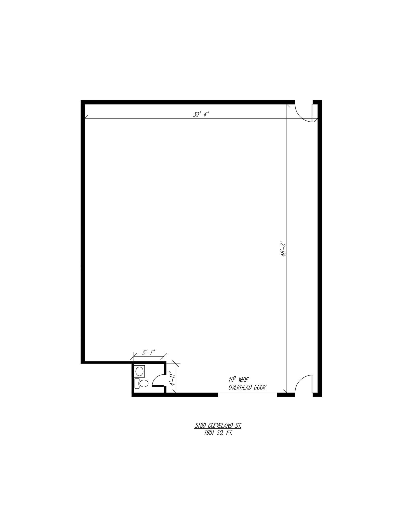 5178-5194 Cleveland St, Virginia Beach, VA à louer Plan de site– Image 1 sur 1