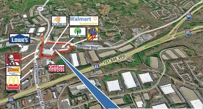 3255 Lawrenceville Suwanee Rd, Suwanee, GA - VUE AÉRIENNE vue de carte - Image1