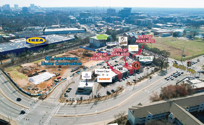 1299 Northside Dr NW, Atlanta, GA à louer - Photo de l’immeuble – Image 1 sur 7