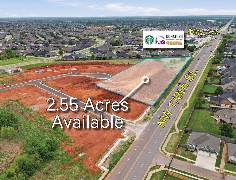 NW 178th St, Edmond, OK à vendre - Aérien – Image 2 sur 2