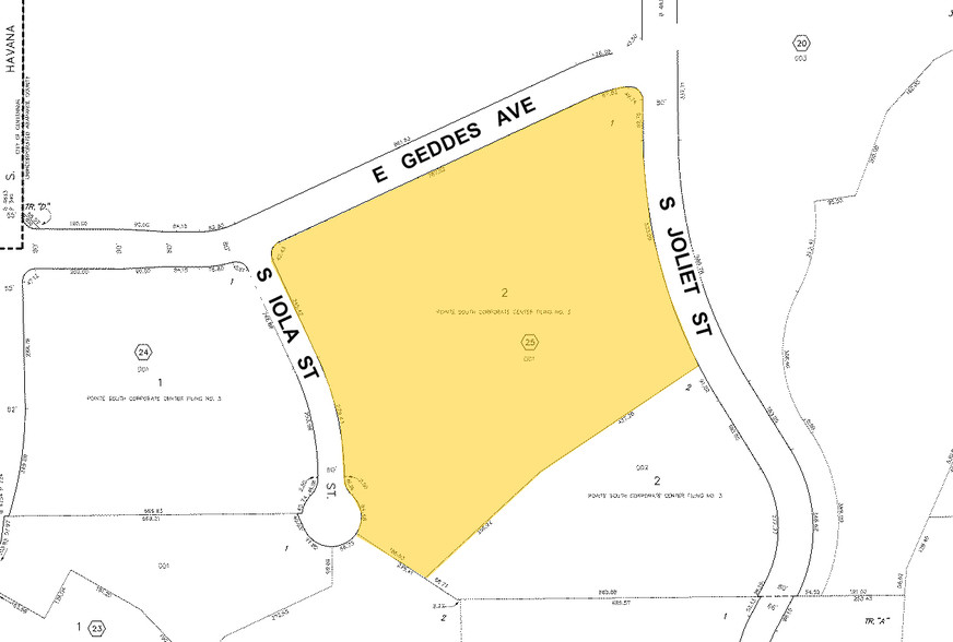 7600 E Orchard Rd, Greenwood Village, CO à louer - Plan cadastral – Image 2 sur 19