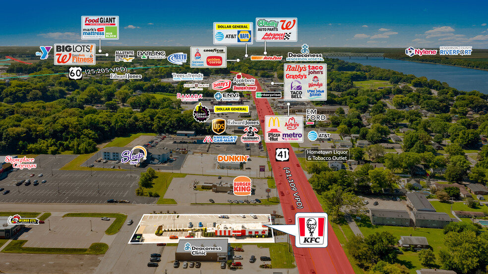 2236 US Highway 41 N, Henderson, KY à vendre - Photo de l’immeuble – Image 2 sur 5