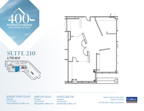 400 Inverness Pky, Englewood, CO à louer Plan d’étage– Image 1 sur 1