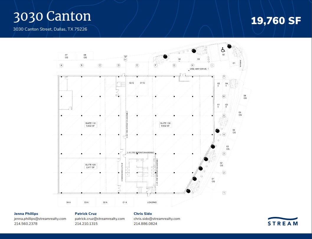 3030 Canton St, Dallas, TX à louer Plan d’étage– Image 1 sur 2