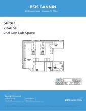 8515 Fannin St, Houston, TX à louer Plan d’étage– Image 2 sur 2