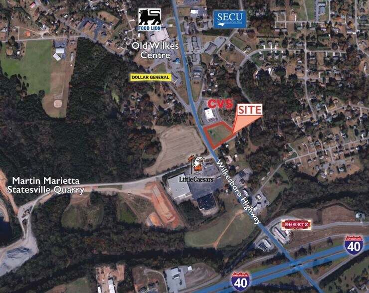00 Wilkesboro Hwy, Statesville, NC à vendre - Aérien – Image 2 sur 2