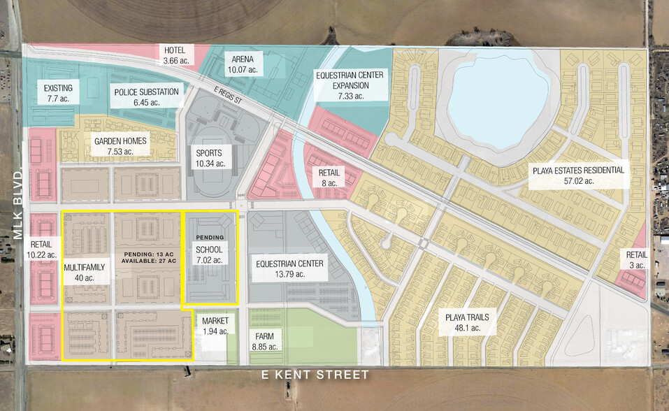 MLK, Lubbock, TX à vendre - Plan de site – Image 2 sur 2